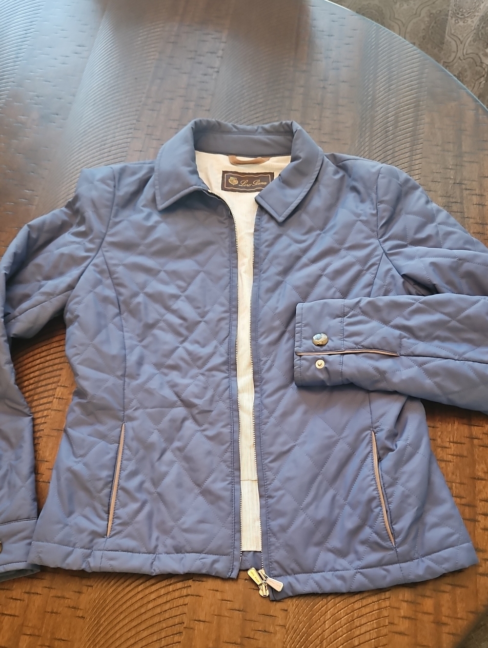 Loro Piano Womens Diamond Quilted Jacket - 40
